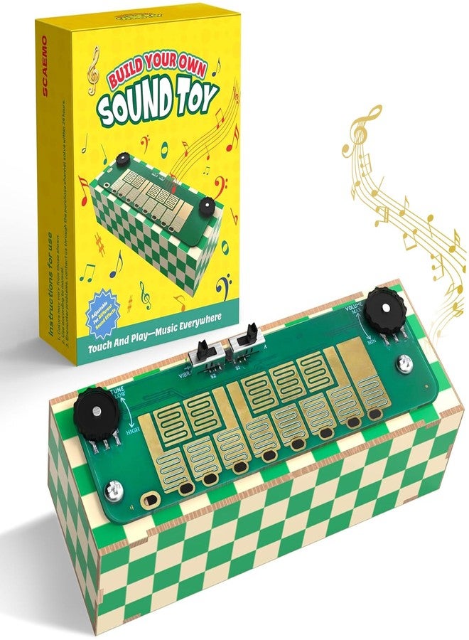 SCAEMO Build Your Own Musical Instrument | Play Melodies Sound Effects | STEM Activities Project Toys for Ages 8-13 | Music Gifts for Teen Boys & Girls & Friends | Fun Toys for Beginner Musicians Youth - Image 1